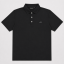 Men's Circular Polo Shirt CIRPAD® Horizont black - Size: M