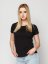 Women's Circular T-shirt NILCOTT® Basic black - Size: L