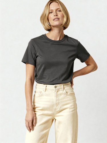 Women T-shirt Ladtee anthracite