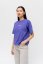 Women's T-shirt NILCOTT® Recycled Oversized Horizontal purple - Size: XXL