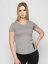Dámské cirkulární tričko NILCOTT® Stripe šedé - Velikost: XL