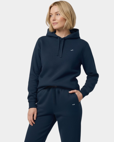 Unisex mikina s kapucí Unihood tmavě modrá - Velikost: M