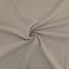 NILCOTT® Organic Žebro 1:1 Šedá Melange 390 GSM