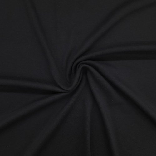 NILCOTT® Organic Rib 1:1 Black 280 GSM