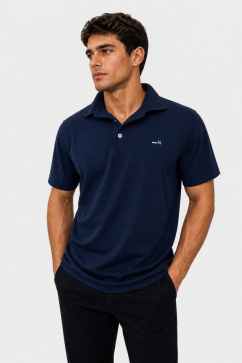 Men's Circular Polo Shirt CIRPAD® Horizont dark blue