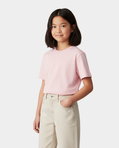 Dětské tričko z bio bavlny Kidtee růžová - Velikost: 9-11y