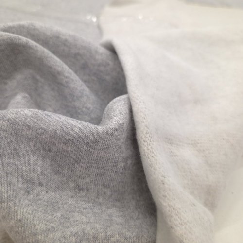 NILCOTT® Organic Fleece brushed Grey Melange 260 GSM
