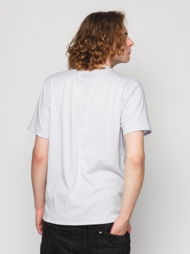 Men's Circular T-shirt NILPLA® V-neck light violet - Size: L