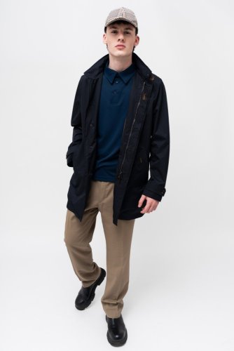 Men's Circular Polo Shirt CIRPAD® Basic dark blue - Size: M