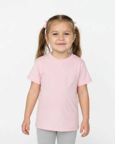 Dětské tričko Kidtee růžová - Velikost: 7-8y