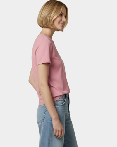 Dámské tričko Ladtee sytě růžová - Velikost: XXL