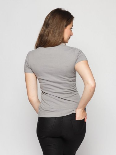 Dámské cirkulární tričko NILCOTT® Basic šedé - Velikost: XS