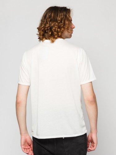Pánské cirkulární tričko NILPLA® Rectangle bílé - Velikost: S