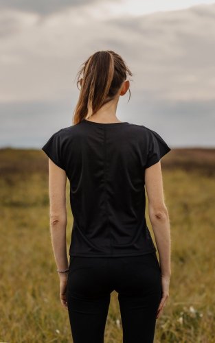 Women's Functional T-Shirt NILPET® Sport black - Size: M