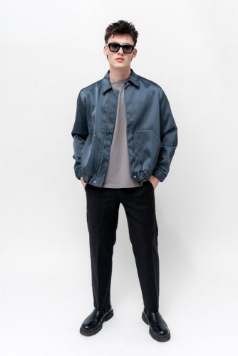 Men's T-shirt NILCOTT® Recycled Oversized grey - Size: XXL