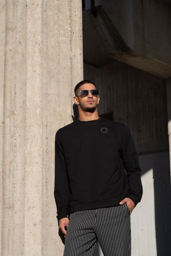 Unisex mikina Join The Circle NILCOTT® Organic černá - Velikost: M