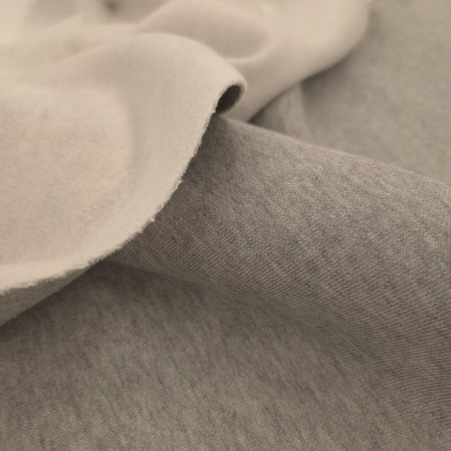 NILCOTT® Recycled Fleece brushed Grey Melange 320 GSM