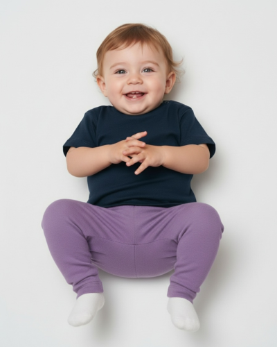 Baby T-shirt Kidtee dark blue - Size: 6-12m