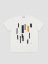Women's Circular T-shirt NILPLA® Rectangle white - Size: XL