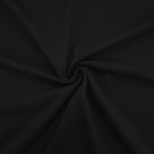 NILCOTT® Organic Fleece brushed Black 400 GSM