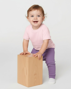 Baby tričko Kidtee růžová