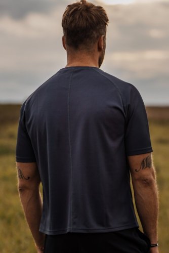 Men's Antibacterial Functional T-Shirt NILPET® Basic grey - Size: XL