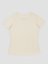 Women's Circular T-shirt NILCOTT® Basic beige - Size: S