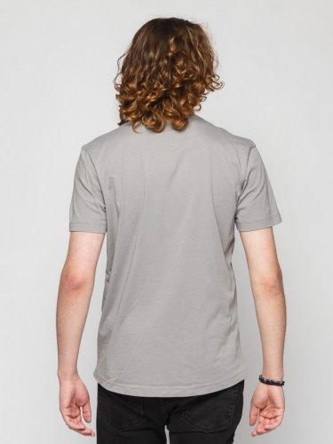Men's Circular T-shirt NILCOTT® Stripe grey - Size: S
