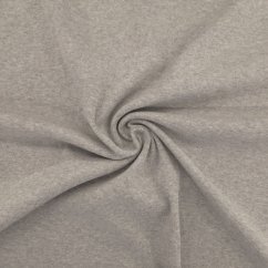 NILCOTT® Organic Žebro 1:1 Šedá Melange 340 GSM