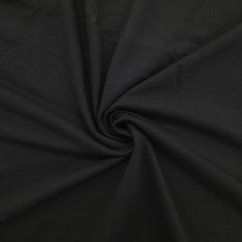 NILCOTT® Organic Fleece nečesaný Černá 260 GSM