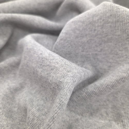 NILCOTT® Recycled Žebro 1:1 Šedá Melange 250 GSM