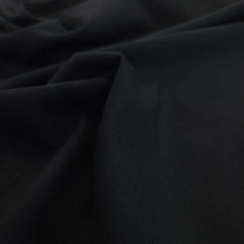 NILCOTT® Recycled Single Jersey  Black 160 GSM