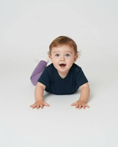 Baby tričko Kidtee tmavě modré