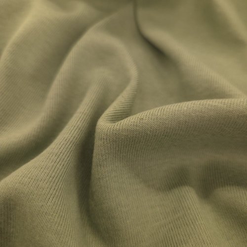NILCOTT® Organic Rib 1:1 Khaki 260 GSM