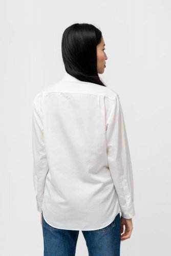 Women's Circular Shirt NILPLA® Basic white - Size: S