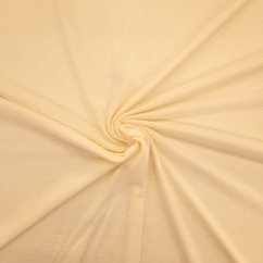 NILCOTT® Organic Žebro 1:1 s elastanem Béžová 180 GSM