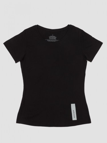 Women's Circular T-shirt NILCOTT® Stripe black - Size: XL