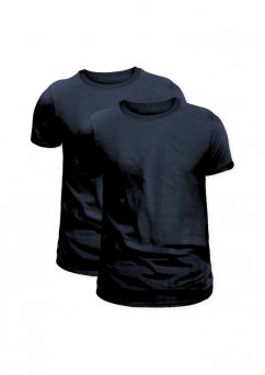 Pack of 2 unisex Circular NILCOTT® Organic T-Shirts black