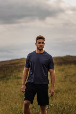 Men's Antibacterial Functional T-Shirt NILPET® Basic grey