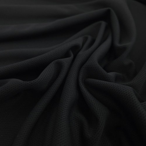 NILPET® Mesh Interlock Černá 160 GSM