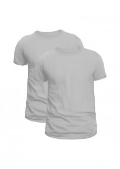 Pack of 2 unisex Circular NILCOTT® Organic T-Shirts šedé