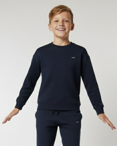 Dětská mikina Kidcrew tmavě modrá - Velikost: 5-6y