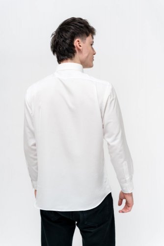 Pánská cirkulární košile NILPLA® Basic bílá - Velikost: S