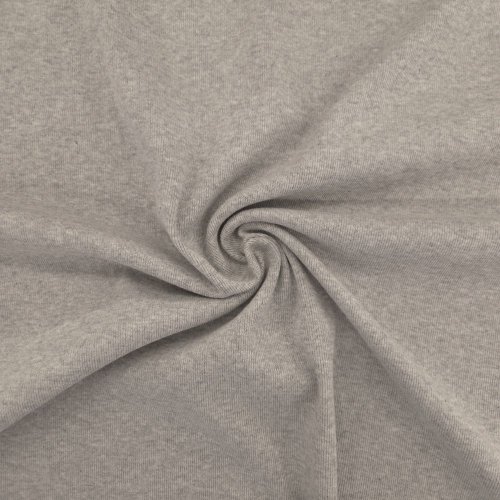 NILCOTT® Organic Žebro 1:1 Šedá Melange 340 GSM
