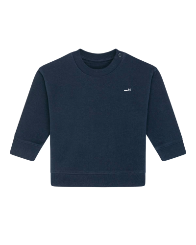 Baby mikina Kidcrew tmavě modrá - Velikost: 6-12m