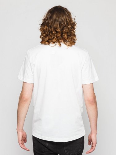 Men's Circular T-shirt NILCOTT® Stripe white - Size: XL