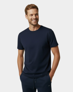 Men T-shirt Bastee dark blue