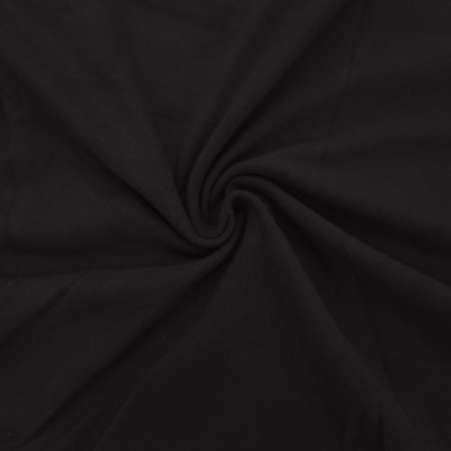 NILCOTT® Organic Žebro 1:1 Černá 200 GSM
