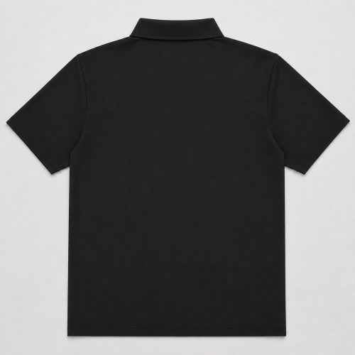 Men's Circular Polo Shirt CIRPAD® Horizont black - Size: M