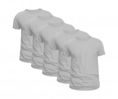 Sada 5 unisex cirkulárních NILCOTT® Organic triček šedé